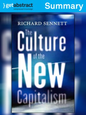 cover image of The Culture of the New Capitalism (Summary)